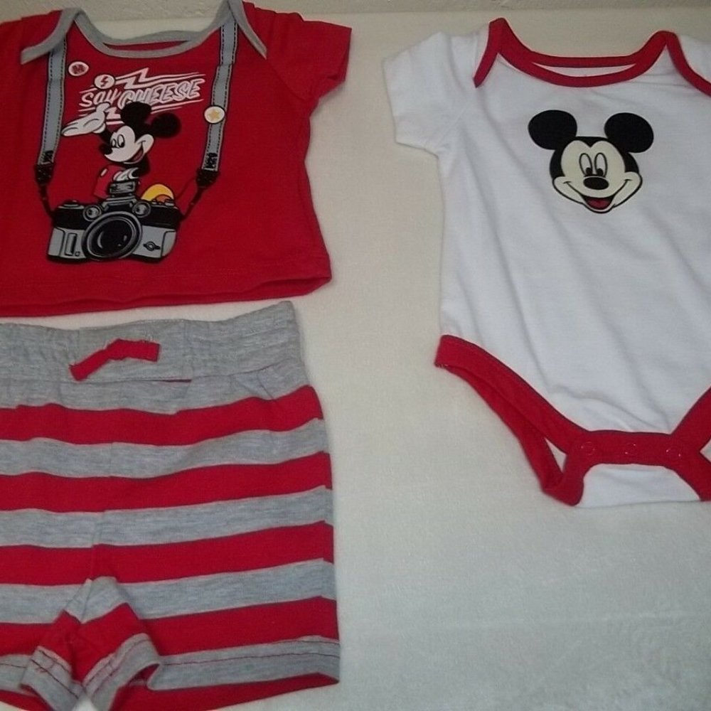 Mickey Mouse DISNEY Boys 3 Pc Set-STYLE#DKZNB7344